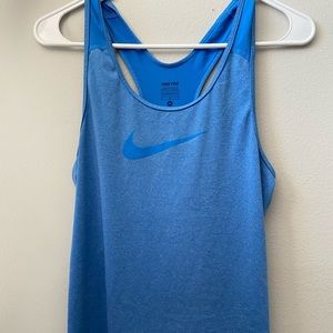 Blue Nike tank top